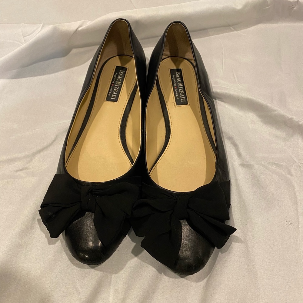 Isaac Mizrahi Leather Flats
